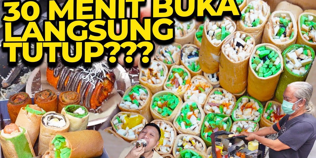 Roti Gulung Buaran Kembali Viral Jadi Pilihan Sarapan Praktis