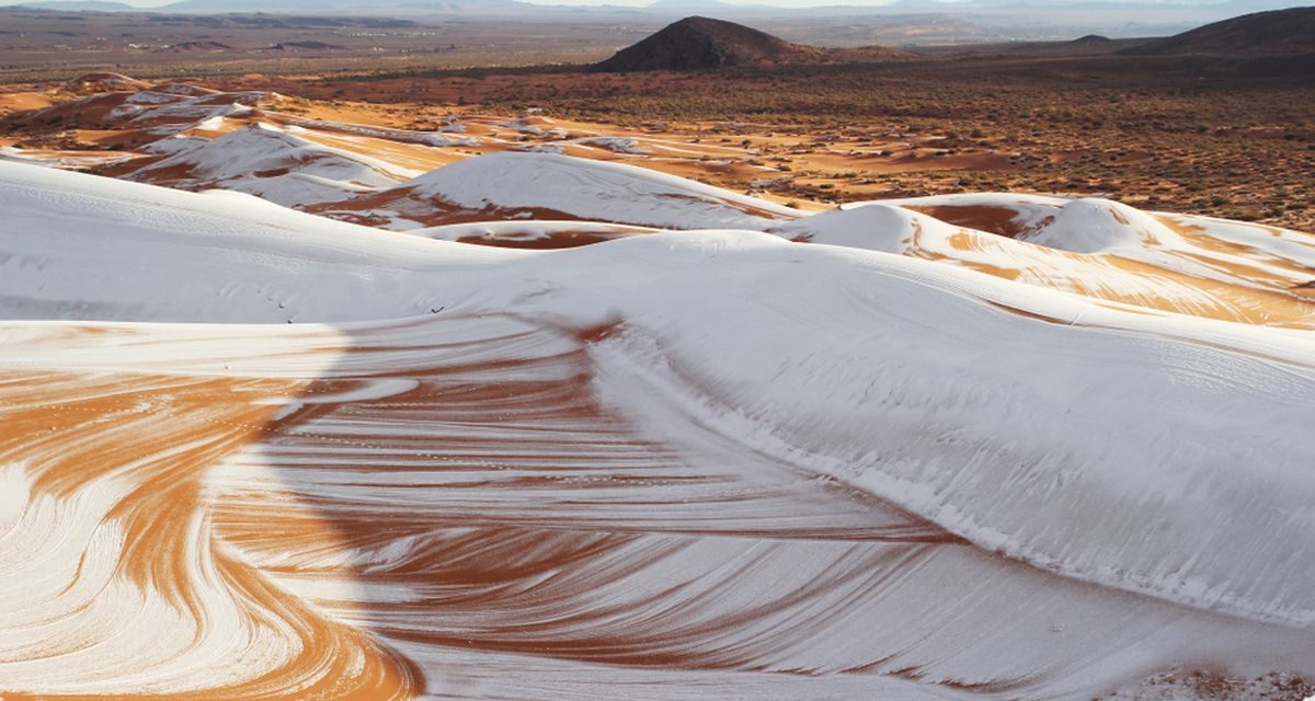 Suhu Di Gurun Sahara Sentuh Rekor Terendah 2 Derajat Celcius