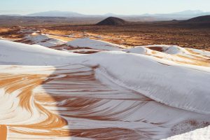 Suhu Di Gurun Sahara Sentuh Rekor Terendah 2 Derajat Celcius
