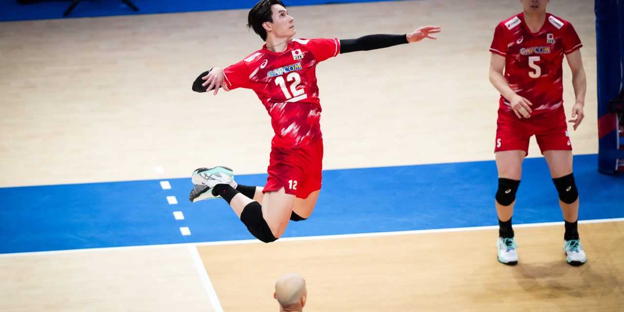 Ran Takahashi 26 Poin, Jepang Tundukkan Italia 3-2 Di VNL