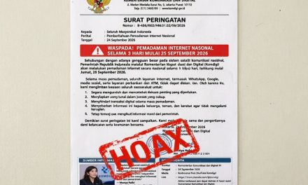 Waspada Surat Palsu Berisi Isu Pemadaman Internet Nasional