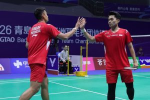 Leo/Bagas Cermati Rotasi Posisi Saat Sesi Latihan Terpadu