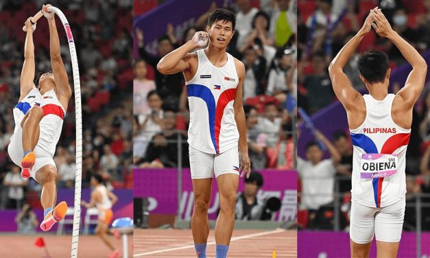 EJ Obiena Rebut Emas Lompat Galah Asian Games 2026