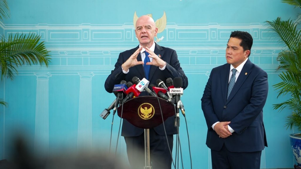 Presiden FIFA Gianni Infantino Puji Tentang Sepak Bola Indonesia